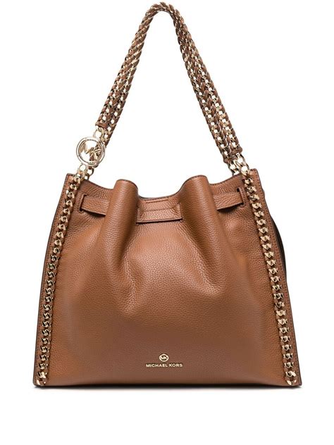 michael kors chain link handbag|Michael Kors mina large bag.